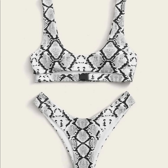 NWOT Snakeskin Bikini - Picture 2 of 2